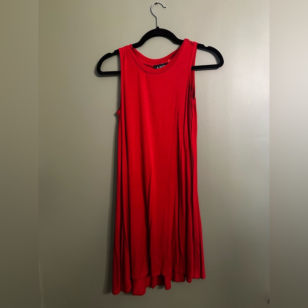 Simple Breathable Red Dress by A. Byer